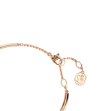 Swarovski Dextera bangle, Round cut, White, Rose gold-tone plated 5692259