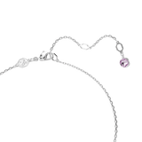Swarovski Gema Y pendant, Mixed cuts, Multicolored, Rhodium plated 5692421