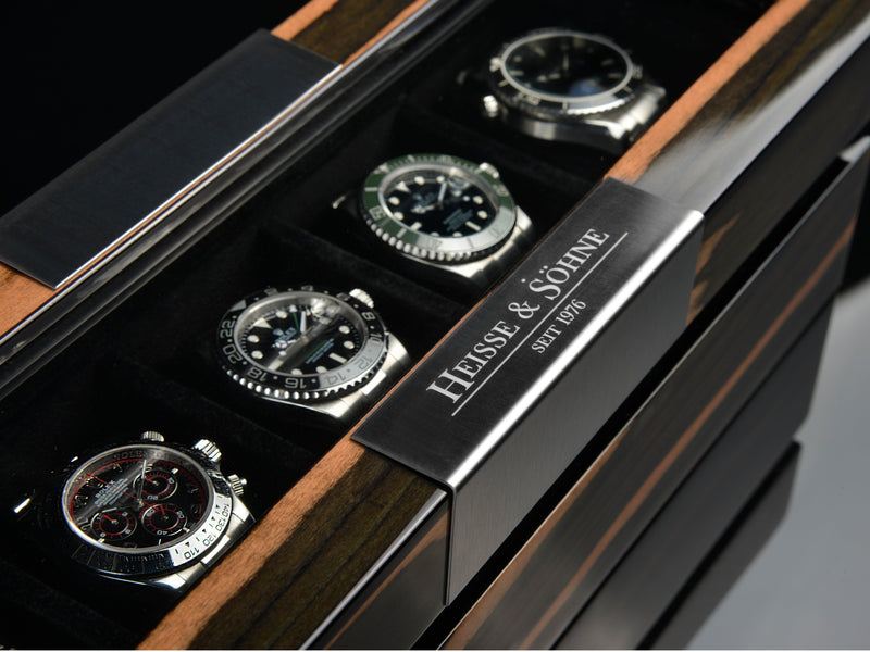 Executive 5 Watches Macassar & Black Box