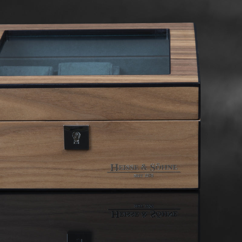 Borneaux 4+ Watches Walnut Box