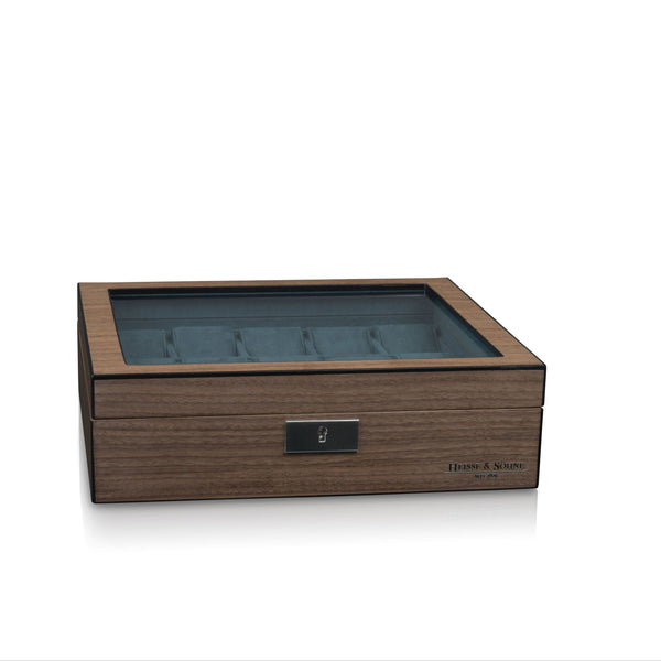 Borneaux 10+ Watches Walnut Box