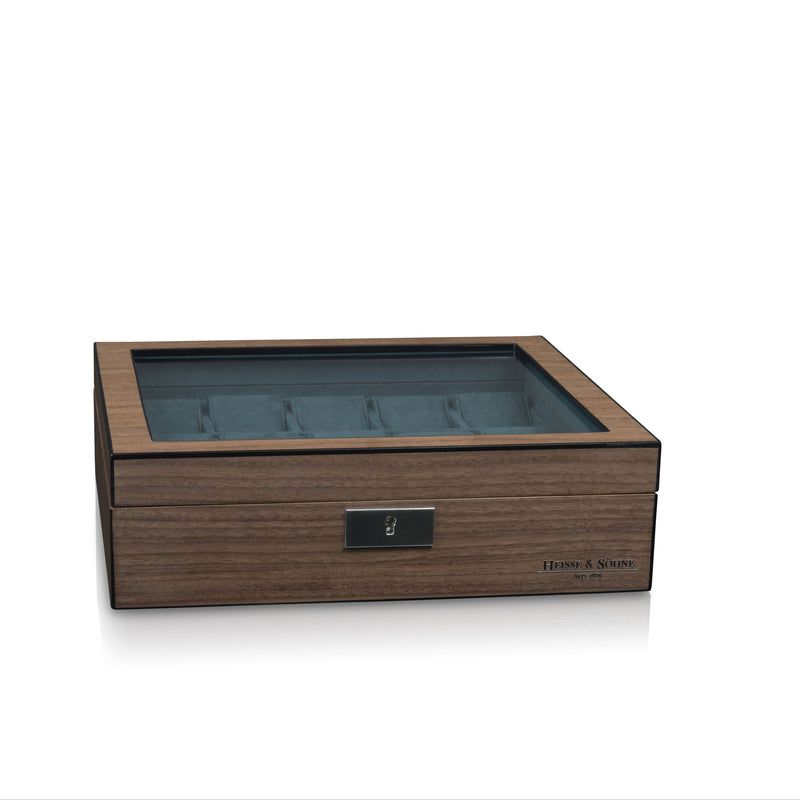 Borneaux 10+ Watches Walnut Box