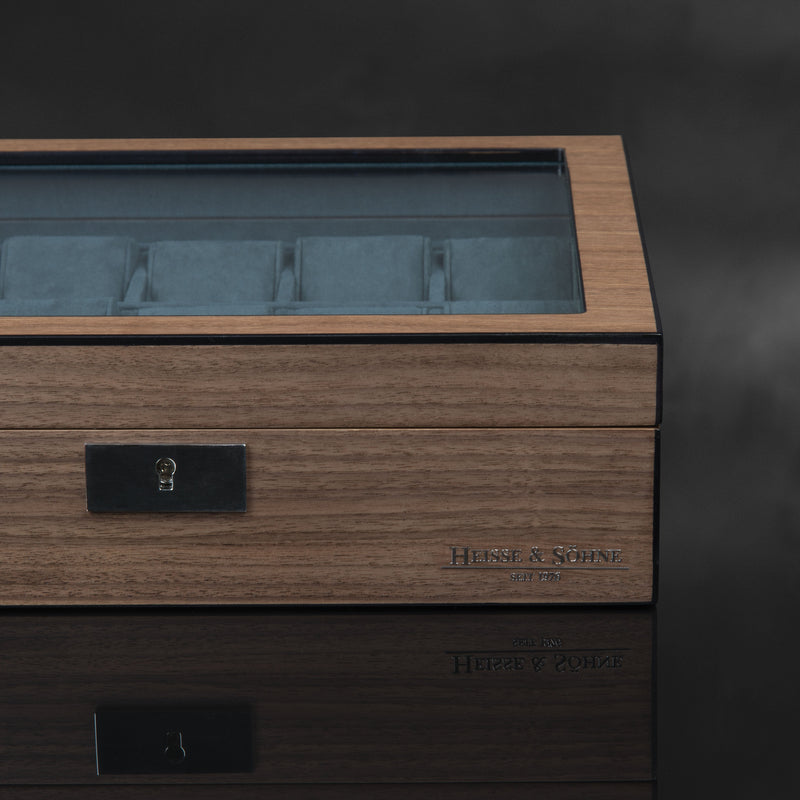 Borneaux 10+ Watches Walnut Box