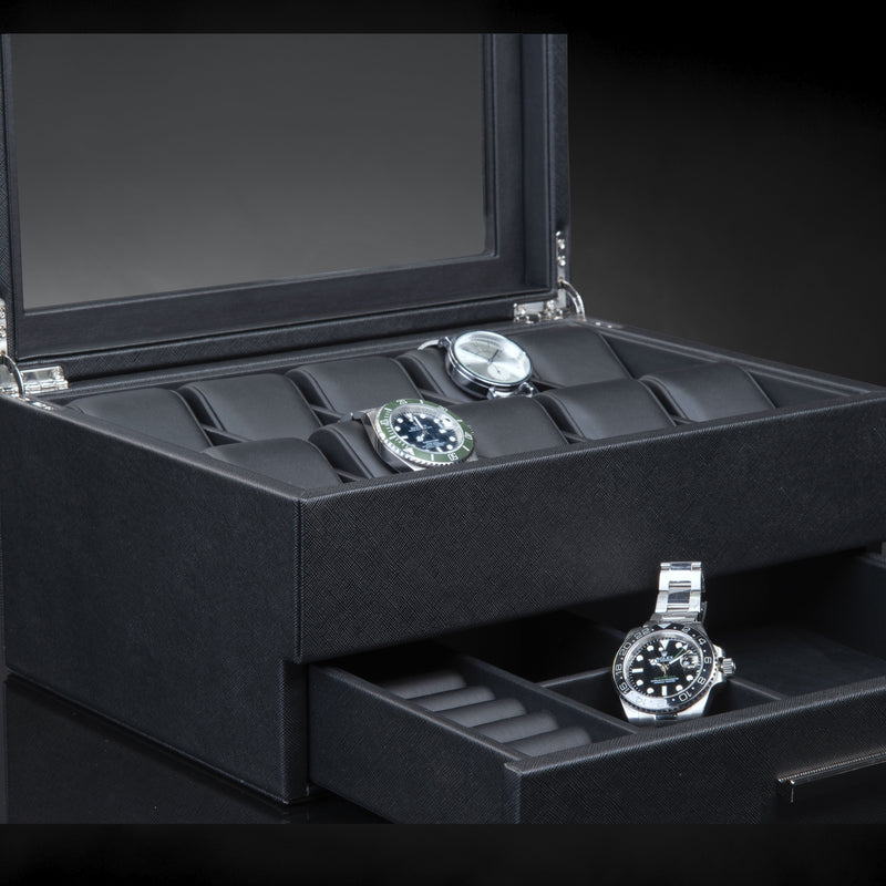 Heron 10+ Watches Black Box