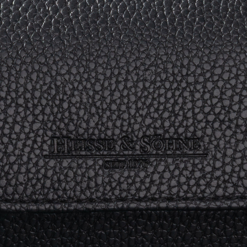 Charles Single Watch Roll Black & Turquoise