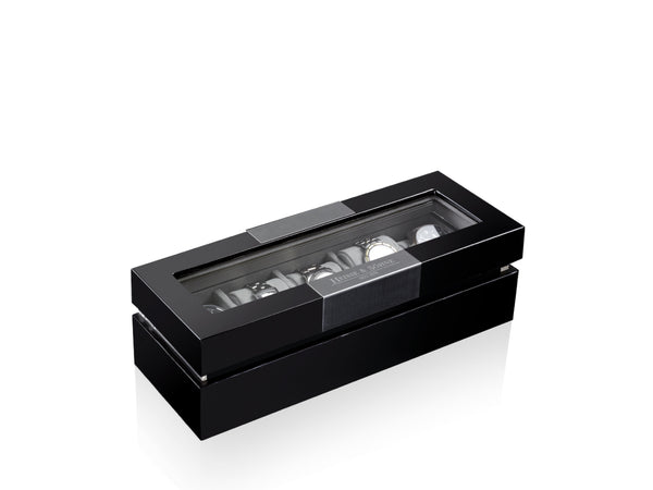 Executive 5 Watches Black & Gray Box