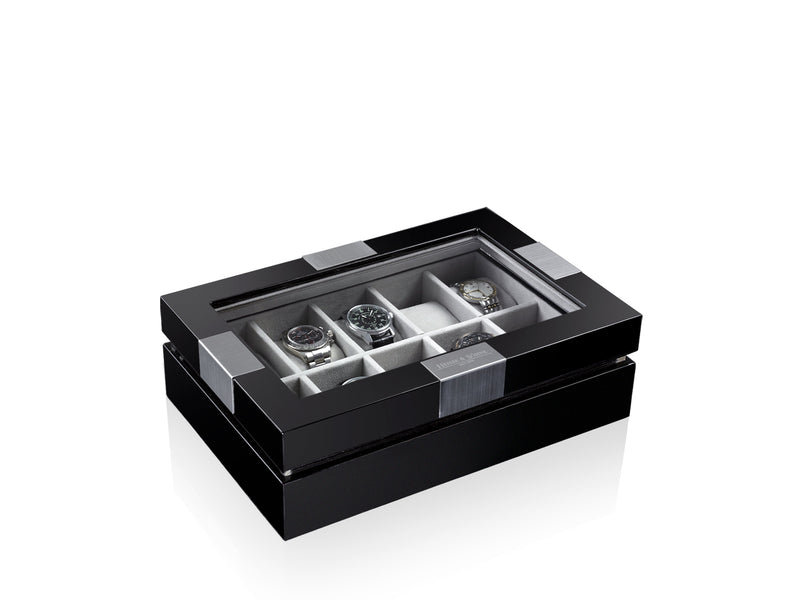 Executive 10 Watches Black & Gray Box