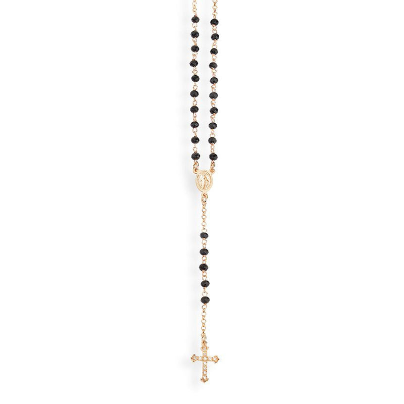 AMEN ROSE ROSARY CRYSTAL  CRORNZ4