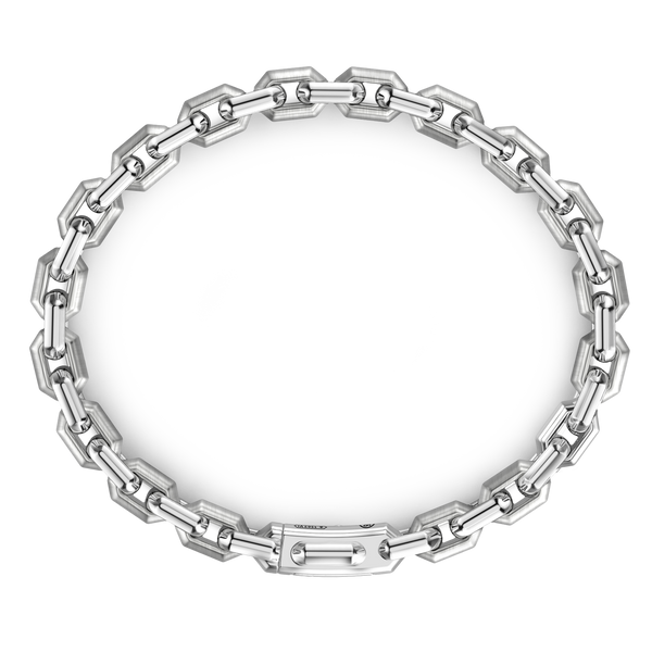 Silver link-only Bracelet