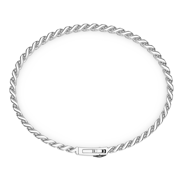 Silver Curb Chain Bracelet