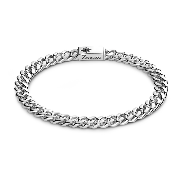 Silver Curb Chain Bracelet