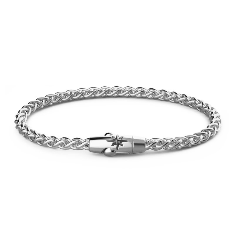 Silver Link-Only Bracelet