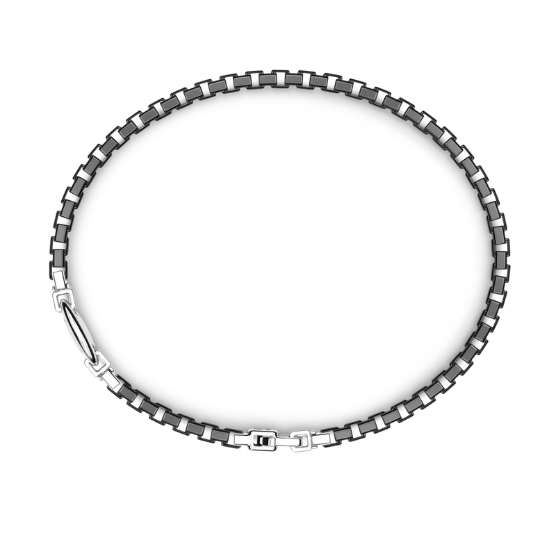 Black Silver Bracelet
