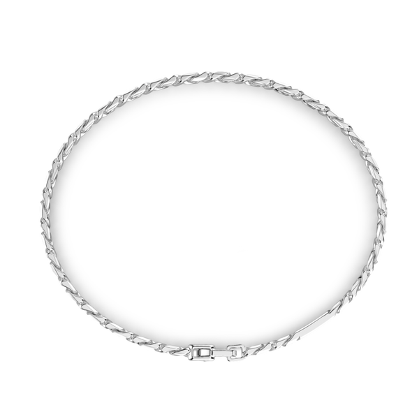 Silver Curb Chain Bracelet