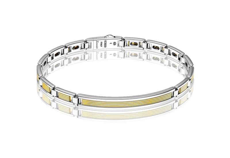 Silver and Gold Bracelet