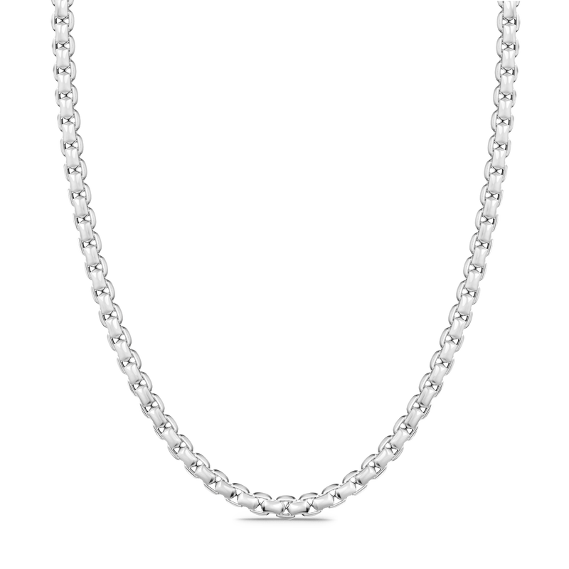 Silver Venetian link Necklace