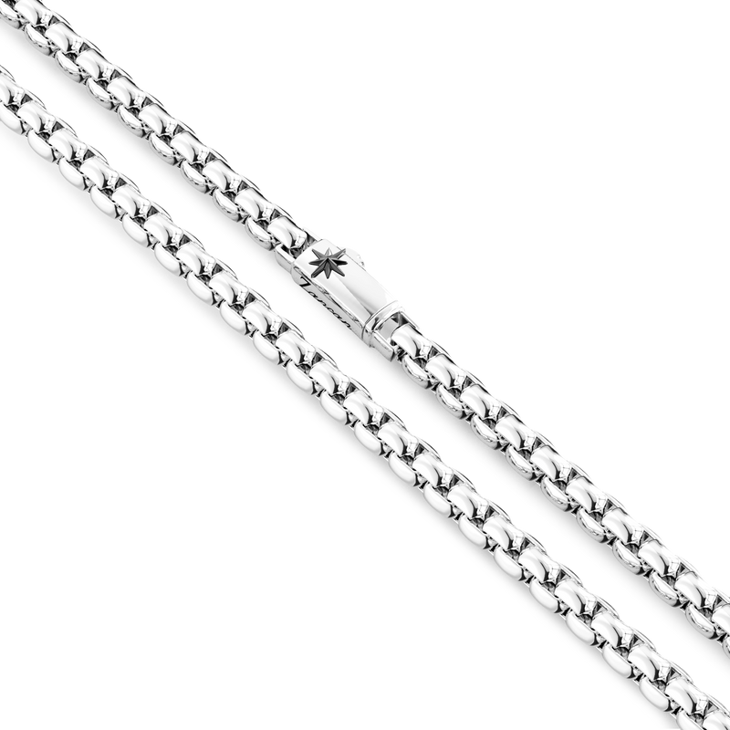 Silver Venetian link Necklace