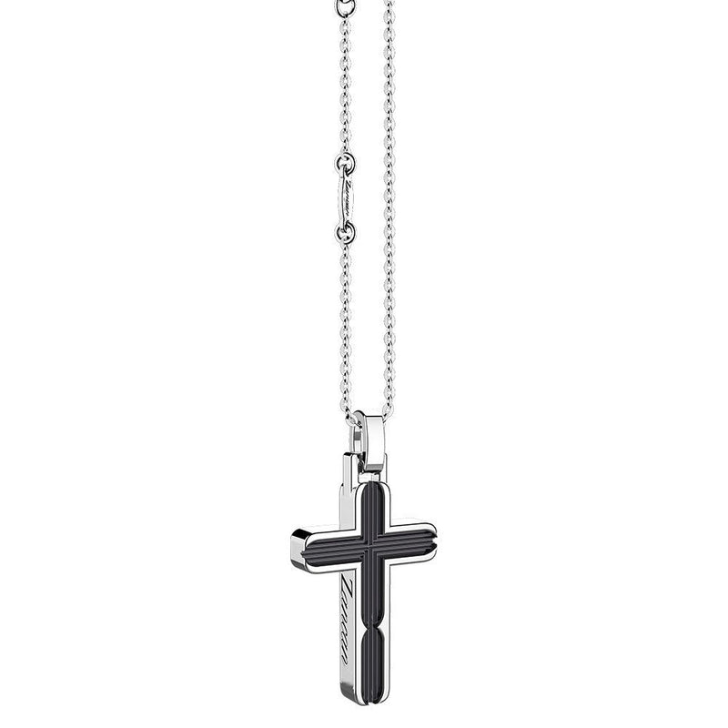Silver Necklace with Cross Pendant