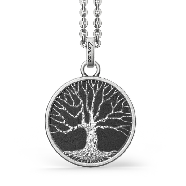 Silver Necklace with Tree of Life Pendant