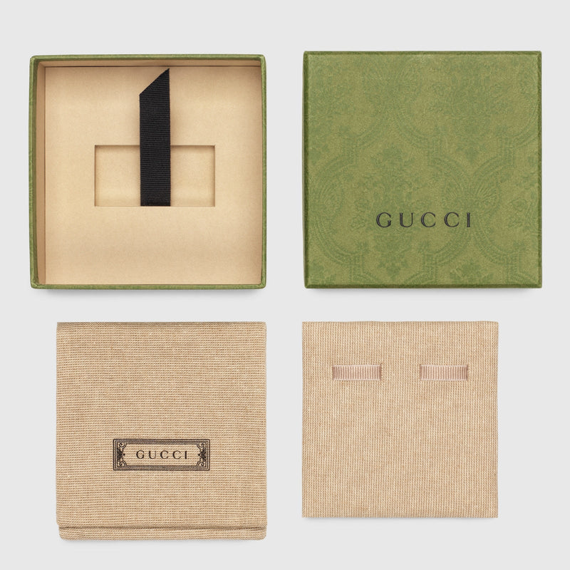 GUCCI INTERLOCKING BRACELET SILVER YBA817025001