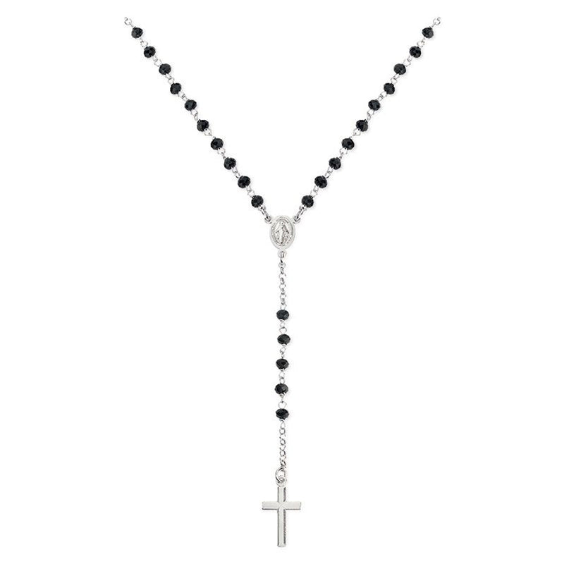 AMEN NECKLACE ROSARY CRYSTALS CROBN4