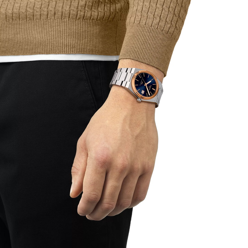 Tissot PRX Powermatic 80 Steel & 18K Gold Bezel 40mm T9314074104100