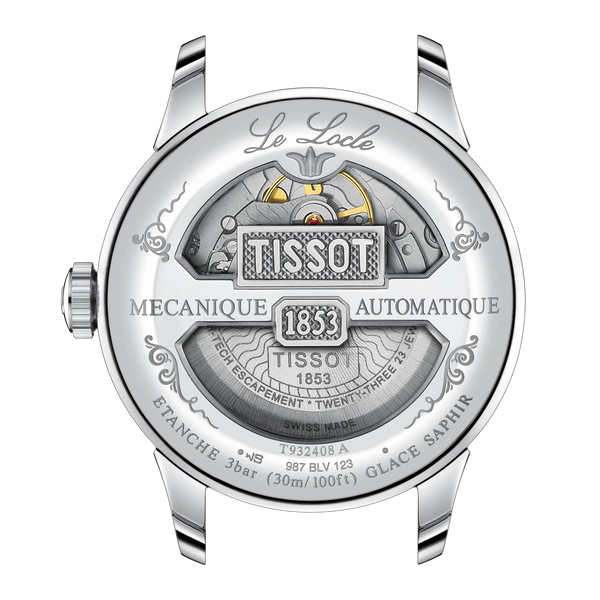 Tissot Le Locle COSC 39mm 18k Gold Bezel T9324084103300