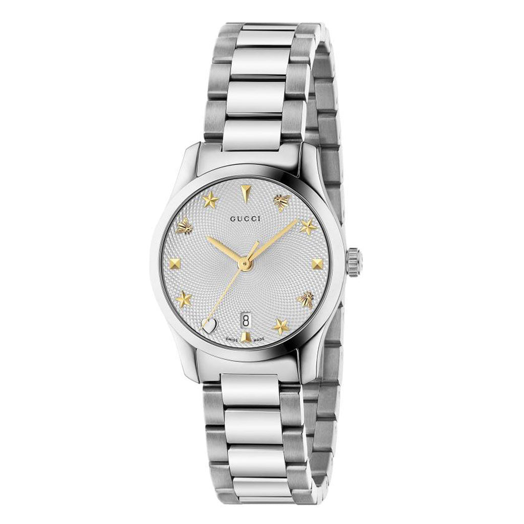 291☆美品☆ GUCCI グッチ YA112 トワール ラバー ホワイト GUCCI G-Timeless Iconic YA126572A – Finch Centre Jewellers