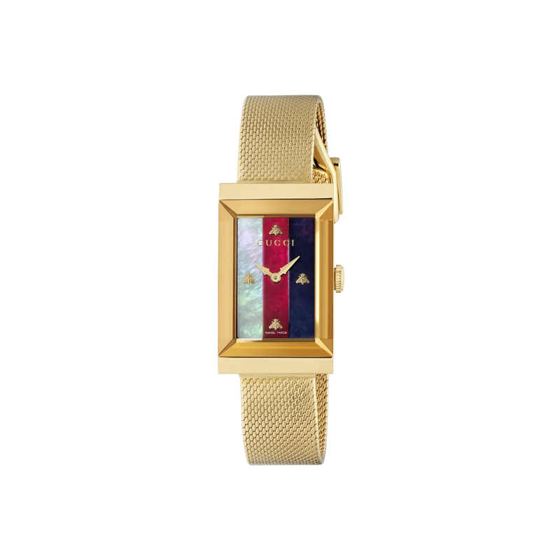 Gucci G-Frame 21 x 34mm Quartz Mother Of Pearl YA147410