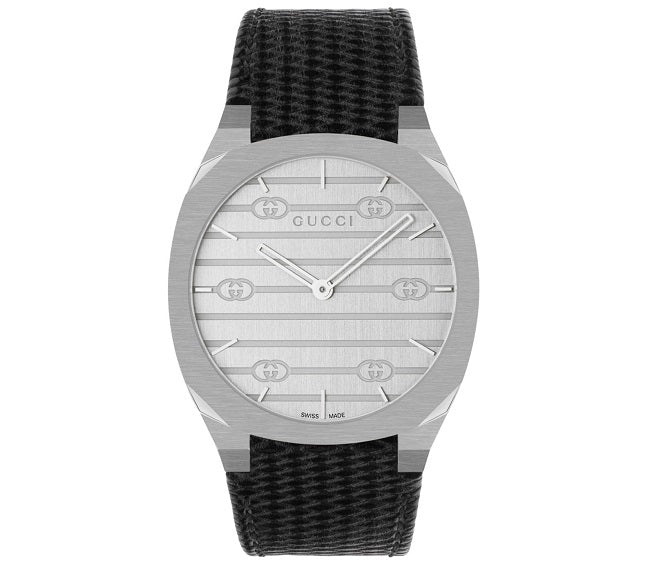 Gucci 25H Quartz 38mm Silver YA163419