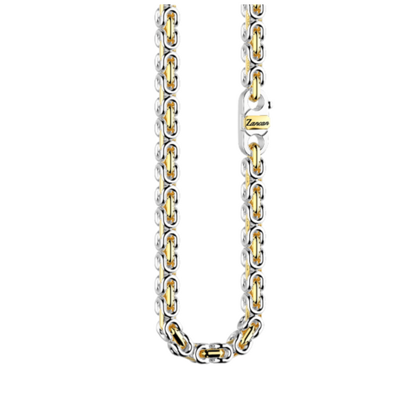 Silver and Gold Chain Necklace