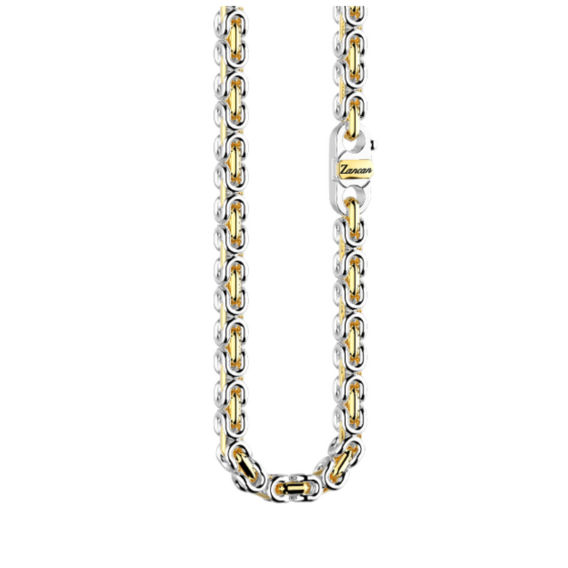 Silver and Gold Chain Necklace