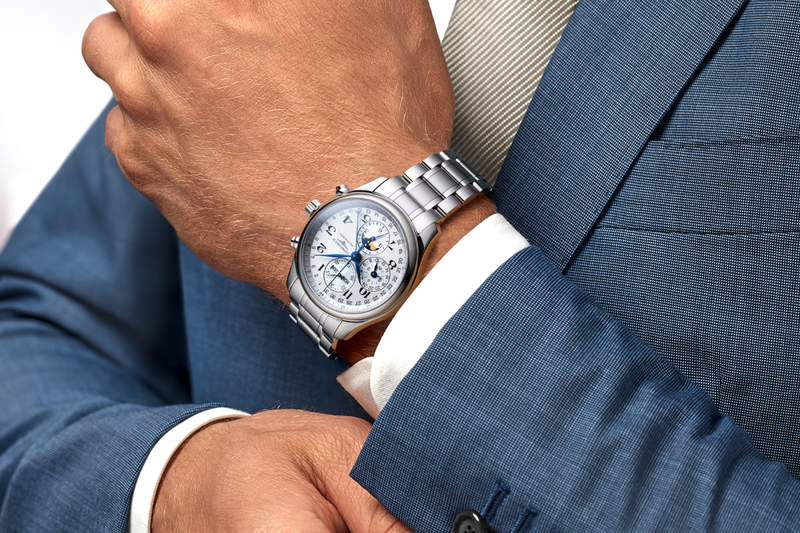 Longines Master Collection 42mm Chronograph With Moon Phase L27734786