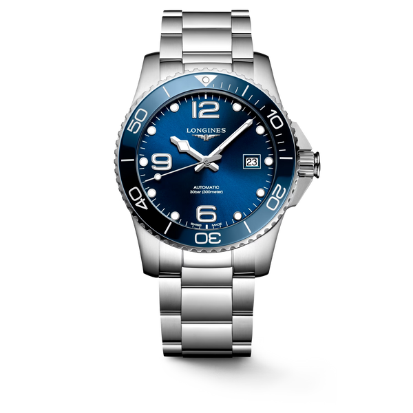 Longines Hydroconquest Ceramic Blue Dial 41mm Automatic Diving Watch L37814966