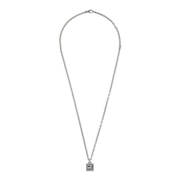 GUCCI G CUBE NECKLACE 50CM SILVER YBB814849001