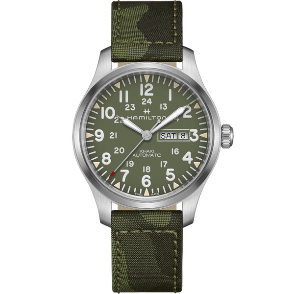 HAMILTON KHAKI FIELD DD AUT GN CAMO H70535061