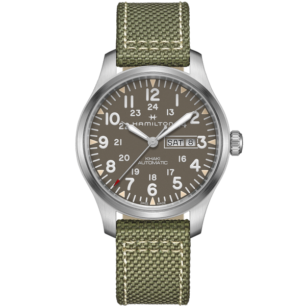 HAMILTON KHAKI FIELD DD AUT GY GN NAT H70535081