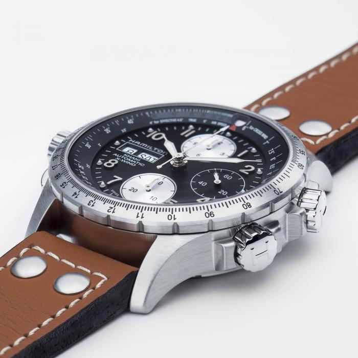 Khaki Aviation X-Wind Auto Chrono 44mm H77616533 – Finch Centre