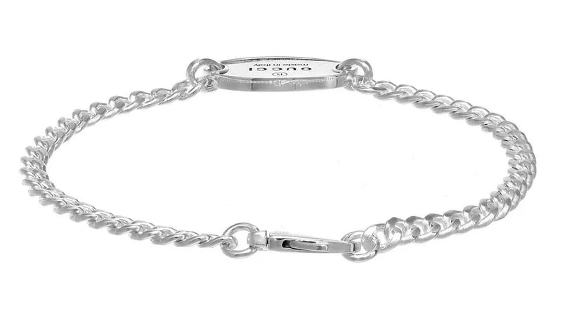 GUCCI TRADEMARK BRACELET SILVER YBA797152001