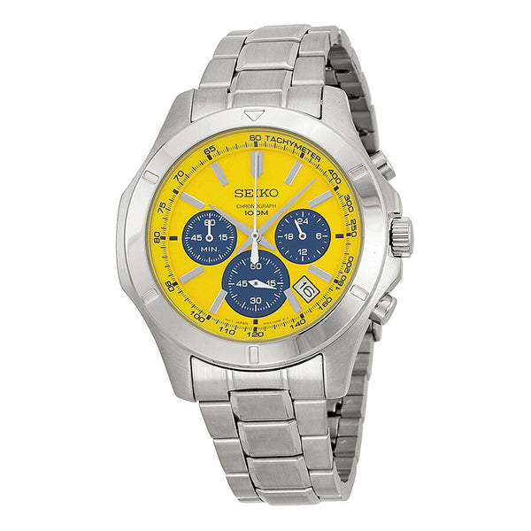 SEIKO Chronograph Yellow Dial SSB115