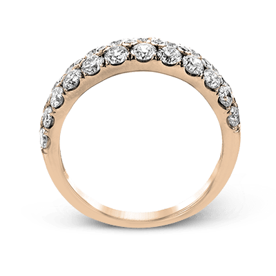 Simon - Set Anniversary Ring In 18k Gold With Diamonds - Simon G. Jewelry