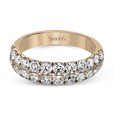 Simon - Set Anniversary Ring In 18k Gold With Diamonds - Simon G. Jewelry