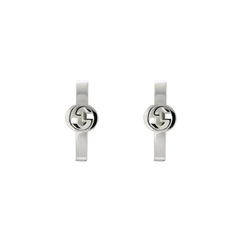 GUCCI G CUBE EARRINGS SILVER YBD814904001