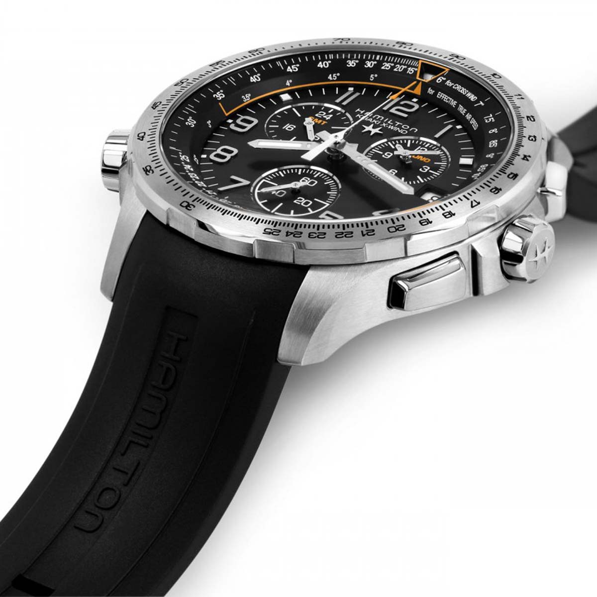 Khaki Aviation X-Wind GMT Chrono Quartz - Dial color:Black