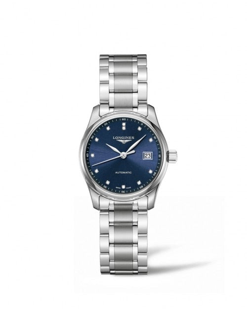 LONGINES MASTER COLLECTION 29MM BLUE DIAL AUTOMATIC L22574976 - Moments Watches & Jewelry