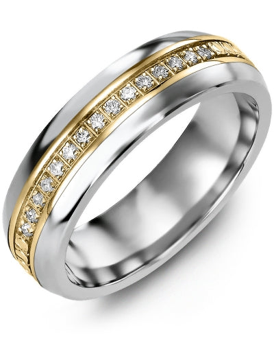 MADANI MEN'S & WOMEN'S ETERNITY DIAMOND WEDDING RING MFB810AY-15R MFB810AY-15R