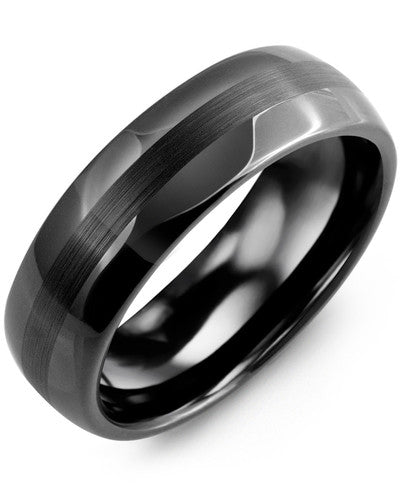 Madani NU Rings Black Ceramic RGD700CC