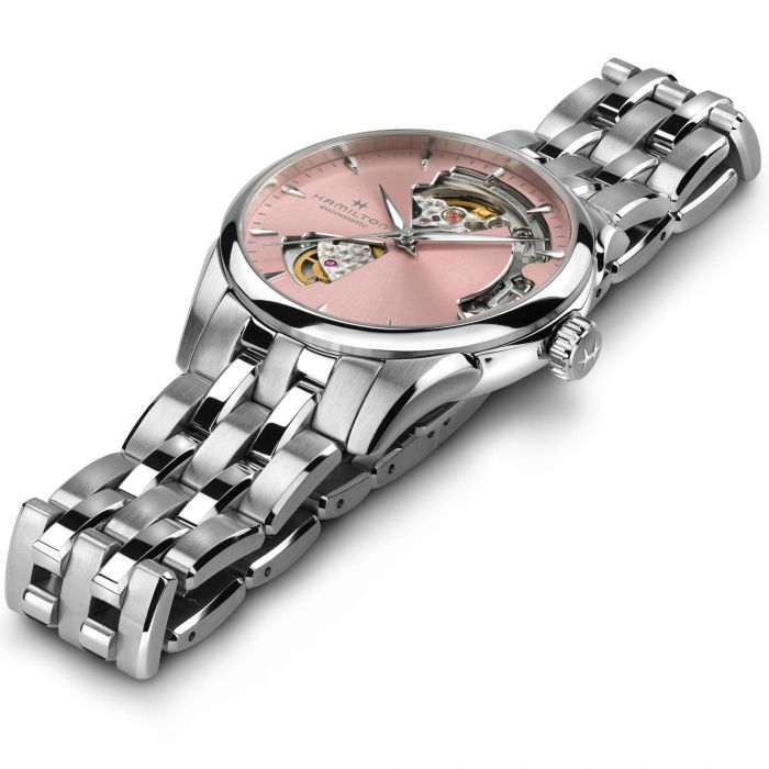 HAMILTON JAZZMASTER OPEN HEART LADY AUTO H32215170