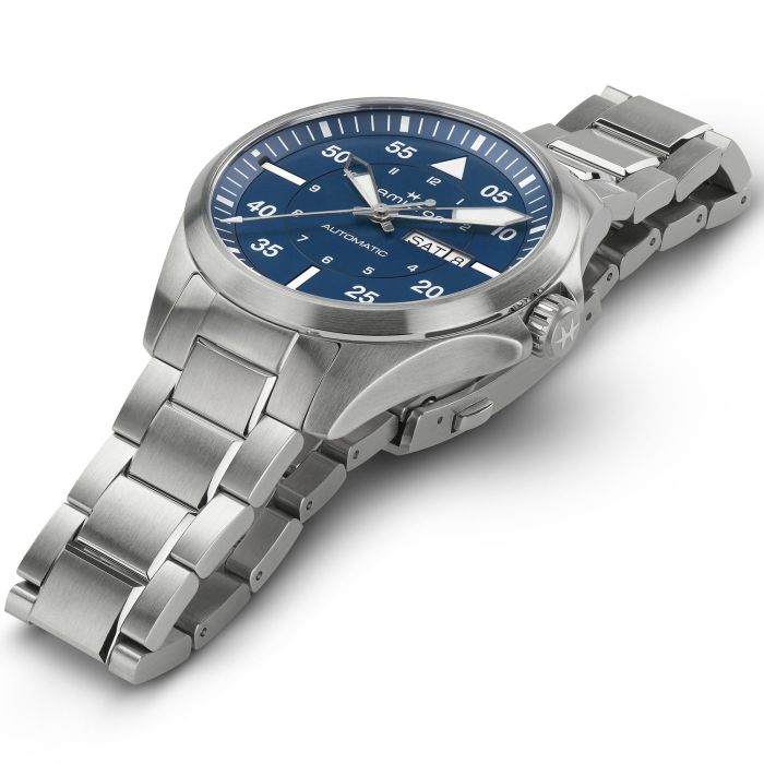 HAMILTON - KHAKI AVIATION PILOT DAY DATE AUTO H64635140