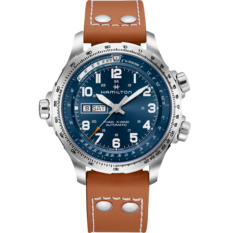 HAMILTON KHAKI XWIND DD BL BN H77765541